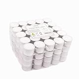 pajoma® Teelichter, Weiß | unbeduftete Teelichter | Brenndauer: 8 Std. -...