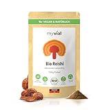 Bio Reishi Pulver 100g Ganoderma lucidum aus kontrolliert biologischem...