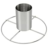 com-four® Hähnchenbräter aus Edelstahl - Hähnchengriller mit...
