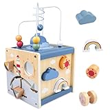 Fervalyna Motorikwürfel, Motorikspielzeug, 6 In 1 Activity Würfel,...