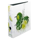 Herlitz 11306008 Ordner max.file, Fresh Fruit Limette, FSC Mix, CO2...