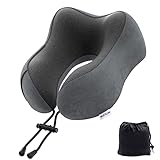 Priksia Nackenkissen Flugzeug, Auto Travel Pillow 100% Memory Foam...