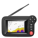 Wrtysully Smart Fish Finder - Tragbarer Fischfinder und Tiefenmesser für...