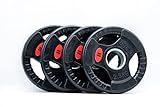 Hantelscheiben 50mm Fitness bumper plates 50mm 10 kg set 4 x 2.5 kg...