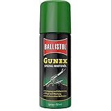 BALLISTOL 22150 GUNEX Waffenöl 50ml Spray – Temperaturbeständiges...