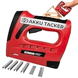 STREND PRO Akku Tacker | Elektrotacker | Akkutacker 1,5Ah | Tackerpistole...