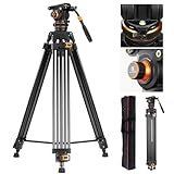 Video stativ, K&F Concept VA3+BV20 Kamera Stativ,Videostativ mit...