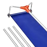 VEVOR Schnee Dachrechen, 432 mm Aluminiumklinge, 125-542cm Verstellbarer...