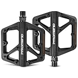 PRMHOOT MTB Pedale mit Reflektoren, rutschfeste Pedale Fahrrad aus...