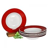 van Well Vario Suppenteller-Set 6-teilig - Teller-Service für 6 Personen -...