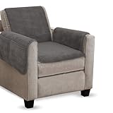 Bestlivings Sesselschoner Lammflor Optik (Grau) - 140x144cm - Sesselauflage...