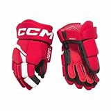CCM Next Handschuhe Junior HGNEXT23, Größe:12 Zoll, Farbe:rot/weiß
