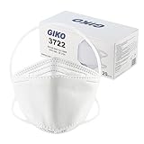 GIKO FFP2 Maske einzeln verpackt 20 stück weiß FFP2 Masken Fischform...