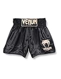Venum Herren Classic Muay Thaibox Shorts, Schwarz/Gold, M EU