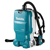 Makita DVC665ZU, Rucksackstaubsauger 2x18 V mit Bluetooth (ohne Akku, ohne...