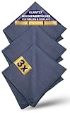 GLANTEX Brillenputztücher 3er Set – Mikrofaser Brillentuch 30x30cm in...