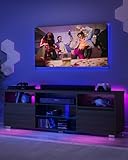 VASAGLE Kailyn Collection - TV-Schrank mit LED-Beleuchtung, Fernsehtisch,...