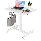 Claiks Stehpult Höhenverstellbar Schreibtisch Klein,Mobiler Laptoptisch...