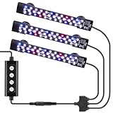 hygger Dreikanal-Tauch Submersible Aquarium Beleuchtung,18W Full Spectrum...