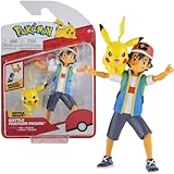 Pokémon PKW2473 - Battle Feature Figure - Ash & Pikachu, offizielle...