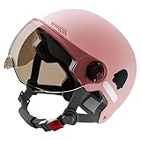Erwachsenen-Helm mit Brille für Herren und Damen, Radfahrer, Roller,...