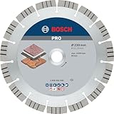 Bosch 1x PRO Stone Diamanttrennscheiben für 22,23‑mm-Bohrung und große...