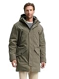 TOM TAILOR Herren 1046991 Parka, 32097-Smokey Olive Green, L