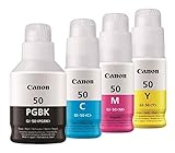 Canon Original GI-50 PGBK/C/M/Y Multipack Nachfülltinte - schwarz 6.000...