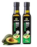 Kräuterland Bio Avocadoöl 2X250ml (500ml), kaltgepresst, naturrein ohne...