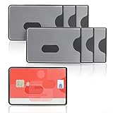 WallTrust RFID NFC Blocker Hartplastik Schutzhülle – Kartenschutzhülle...