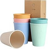 Goevcclei 6 er Kaffeetassen,Trinkbecher für Kinder und Erwachsene,Becher...