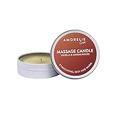 AMORELIE Care – Romantische Massagekerze Vanille & Sandelholz für Paare...