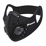 Powzdi Sport Maske Widerstand Atematmung Sauerstoff mit Ventil fürs...