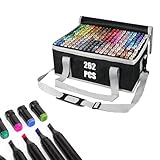 262 Farben Alcohol Marker Set, Marker Stifte Set für Manga/Design/Schule...