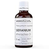 Geraniumöl - 100% naturrein - ätherisches Öl - wesentlich. - Glasflasche...