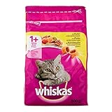 Whiskas Trockenfutter für erwachsene Katze, Huhn, 300 g