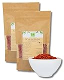 Goji Beeren getrocknet 1000g (2 * 500g) von der Grünen Essenz - die...