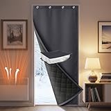 PLODAXE Türvorhang Kälteschutz Selbstklebend, Wasserdicht Dicker...