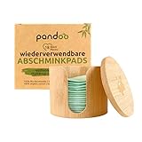 pandoo Wiederverwendbare und Waschbare Wattepads aus Bio-Baumwolle |...