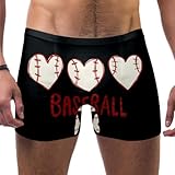 Lorvies Herren Badeanzug, Baseball, Herzform, kurz, quadratische Beine,...