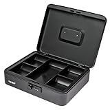 HMF 10017-02 Geldkassette abschließbar mit Zahlenschloss | 30 x 24 x 9 cm...