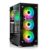 Gaming PC Ryzen 7 5700X 8X 4.6 GHz, 32 GB DDR4 RAM High Speed, 1TB M.2 SSD,...