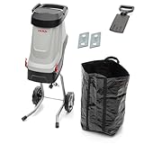 IKRA Elektro Gartenhäcksler Messerhäcksler IMH 2800, inkl. Fangsack 45l,...