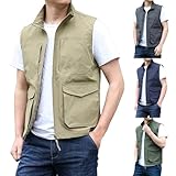Softshell-Weste mit Taschen, Softshell-Weste für Herren, leichte...