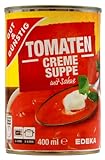 Gut & Günstig Tomatencreme-Suppe mit Sahne, 6er Pack (6 x 400ml)