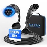 iLa Tech Typ 2 Ladekabel 11kW/16A/5 Meter/3-Phasig, E Auto Ladekabel...