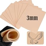 10pcs Kunsthaut Tattoo Übungshaut 3mm - LEAYOKA Tattoo Haut 3mm Tattoo...