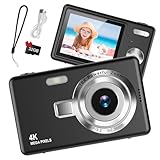 Digitalkamera 1080P FHD Kompaktkamera 44MP Kamera mit 2,4“ LCD Bildschirm...
