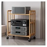 Video Audio Rack Media Stereo Cabinet Stand, Bewegliche Speichereinheit...