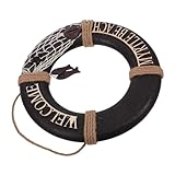 Ciieeo Retro-Hanfseil-Rettungsring Segelbootdekor Nautische Dekorationen...